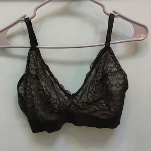 Panache Cleo Lyzy black lace bralette